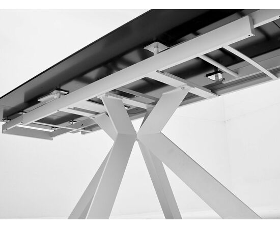 Стол BELLUNO 160 MARBLES KL-99 Белый мрамор матовый, итальянская керамика/ белый каркас М-City, изображение 10 | Интернет магазин мебели и декора LifeDekor