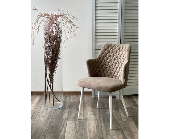 Стул HERMAN 360 град. ЛАТТЕ #25, велюр / белый каркас М-City, изображение 2 | Интернет магазин мебели и декора LifeDekor