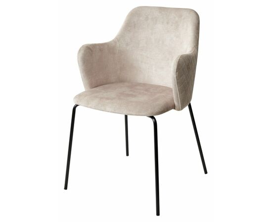 Стул AMARETTO VT5001-1 античный светло-беж., велюр без пальчикового эффекта /черный каркас, М-City | Интернет магазин мебели и декора LifeDekor