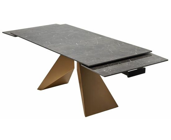 Стол ALES 180 BLACK GRAVE SOLID CERAMIC, керамика / бронзовый М-City, изображение 7 | Интернет магазин мебели и декора LifeDekor