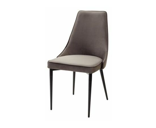 Стул NEPAL-P ГРАФИТ #14, велюр/ черный каркас М-City | Интернет магазин мебели и декора LifeDekor