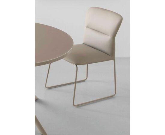 Стул FRIDA CB/1806-SK  MT.P176 MATT TAUPE/  SKUBA S98 NOUGAT | Интернет магазин мебели и декора LifeDekor