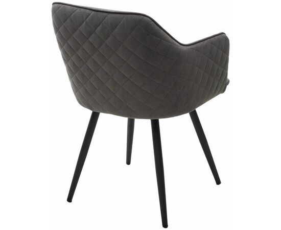 Стул FORT 360 град. поворот. B28 Темно-серый, велюр / черный каркас, М-City, изображение 6 | Интернет магазин мебели и декора LifeDekor