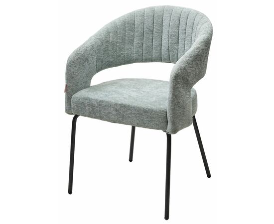 Стул SNUG 3018-04 мятный, шенилл / черный каркас, ®DISAUR | Интернет магазин мебели и декора LifeDekor