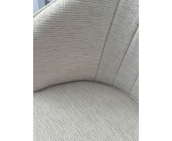 Стул DIANA Modica-40 бежево-белый, ткань / золотой каркас, ®DISAUR, изображение 2 | Интернет магазин мебели и декора LifeDekor