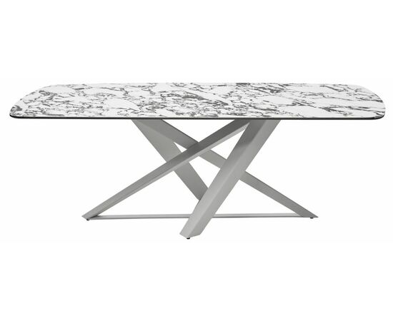 Стол VICENZA 220 BULGARI WHITE, керамика / белый М-City, изображение 6 | Интернет магазин мебели и декора LifeDekor