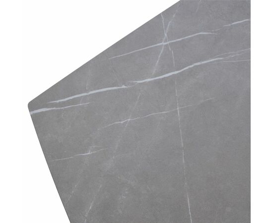 Стол FOGGIA 140 KL-136 Серый мрамор матовый, итальянская керамика/ черный каркас М-City, изображение 14 | Интернет магазин мебели и декора LifeDekor