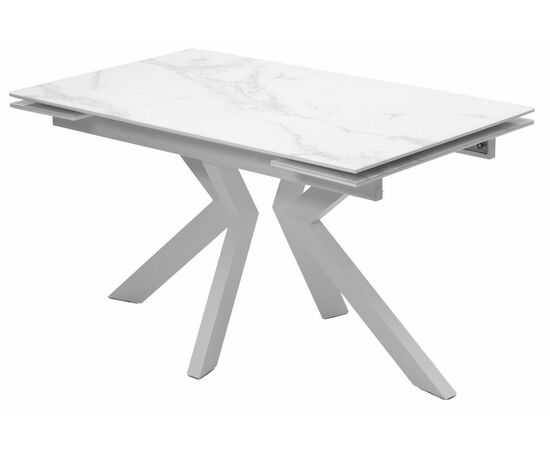 Стол Кентукки 3 БЕЛЫЙ МРАМОР, стекло / БЕЛЫЙ, М-City, изображение 5 | Интернет магазин мебели и декора LifeDekor