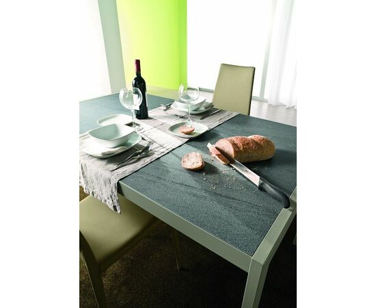 Стол LEO (42.55)120/170*80*Н75 см (М312/M312/ D006/D006 цвета лавовый камень) | Интернет магазин мебели и декора LifeDekor