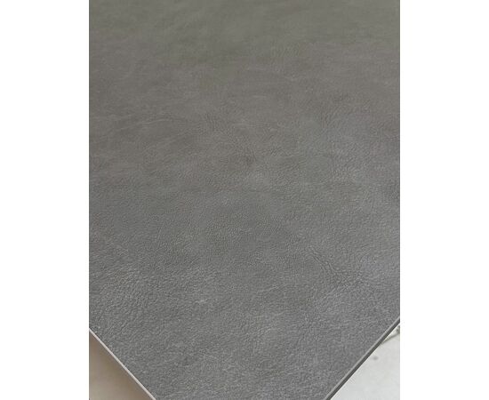 Стол RAGNAR 180 цвет 1699 Серая кожа, керамика / Темно-серый каркас, ®DISAUR, изображение 3 | Интернет магазин мебели и декора LifeDekor