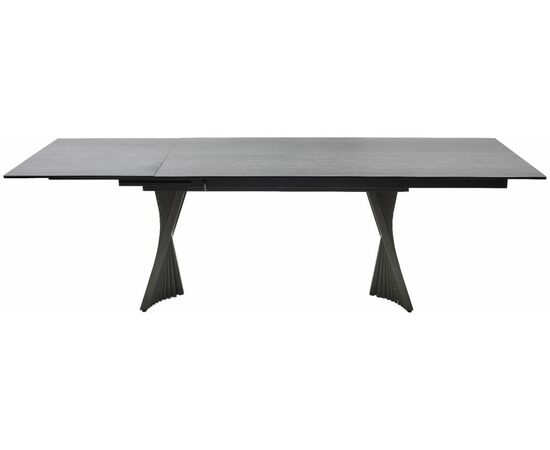 Стол YOAKIM 180 цвет 1704 Темно-серый мрамор, керамика / Темно-серый каркас, ®DISAUR, изображение 9 | Интернет магазин мебели и декора LifeDekor