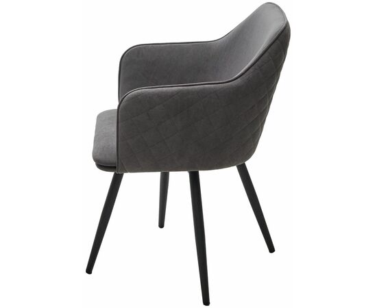 Стул FORT 360 град. поворот. B28 Темно-серый, велюр / черный каркас, М-City, изображение 7 | Интернет магазин мебели и декора LifeDekor