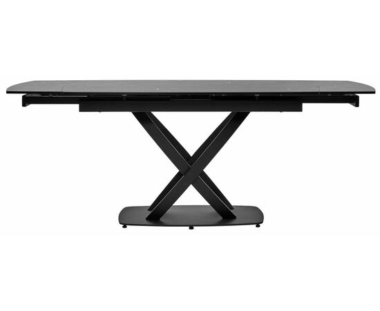 Стол FOGGIA 140 KL-116 Черный мрамор матовый, итальянская керамика/ черный каркас М-City, изображение 11 | Интернет магазин мебели и декора LifeDekor