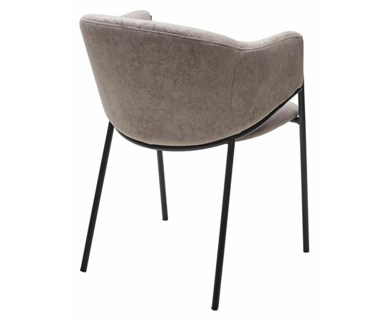 Стул ДИЛЛ, цвет RAIN 11 капучино, велюр / черный каркас М-City, изображение 8 | Интернет магазин мебели и декора LifeDekor