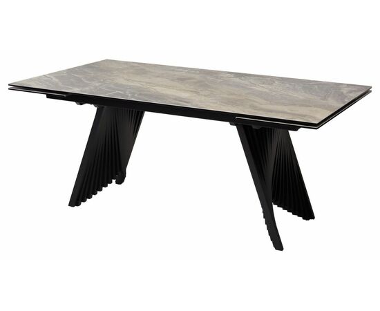 Стол IVAR 180 MARBLES KL-80 Серый мрамор, итальянская керамика М-City | Интернет магазин мебели и декора LifeDekor
