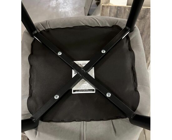 Стул ХИЛТОН, цвет B5 Капучино, велюр / черный каркас М-City, изображение 2 | Интернет магазин мебели и декора LifeDekor