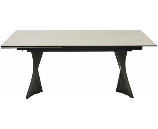 Стол YOAKIM 180 TL-102 Бежевый мрамор, испанская керамика / Темно-серый каркас, ®DISAUR, изображение 7 | Интернет магазин мебели и декора LifeDekor