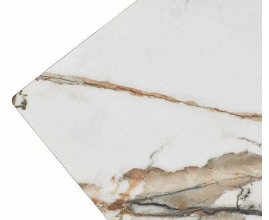 Стол ENNA 220 KL-188 Контрастный мрамор матовый, итальянская керамика/ каркас цвета шампань М-City, изображение 9 | Интернет магазин мебели и декора LifeDekor