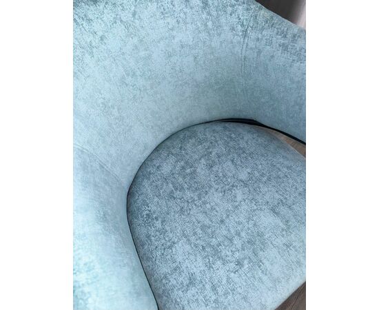 Стул ДИЛЛ, цвет RAIN 7 бриз, велюр / черный каркас М-City, изображение 5 | Интернет магазин мебели и декора LifeDekor