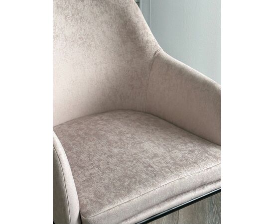 Стул АЛИСТЕР, цвет RAIN 2 какао велюр / черный каркас М-City, изображение 5 | Интернет магазин мебели и декора LifeDekor