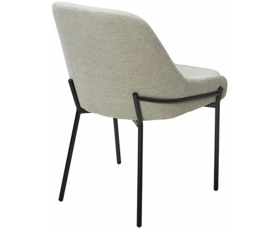 Стул GAVI Garna-157 светло-бежевый, ткань / черный каркас, ®DISAUR, изображение 5 | Интернет магазин мебели и декора LifeDekor