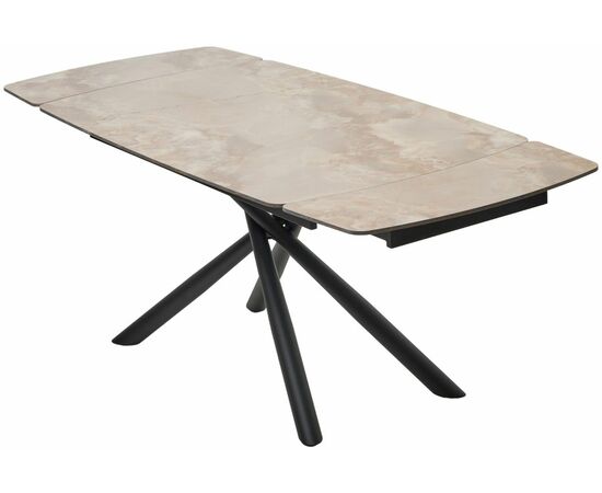 Стол RIVOLI 140 GLOSS AMBER JADE SOLID CERAMIC / BLACK, ®DISAUR, изображение 9 | Интернет магазин мебели и декора LifeDekor