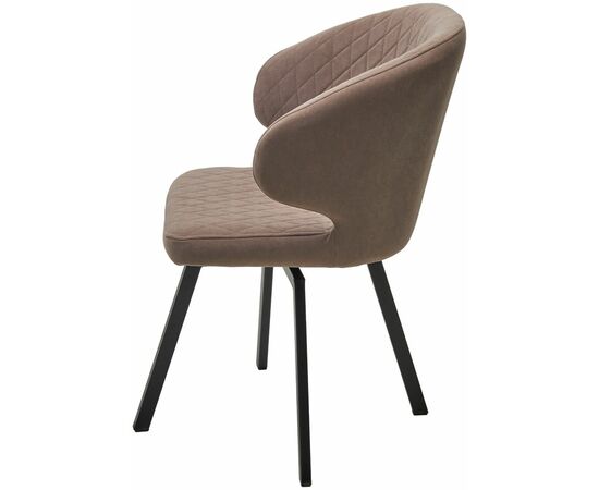 Стул ХИЛТОН 360 град., цвет B5 Капучино, велюр / черный каркас М-City, изображение 6 | Интернет магазин мебели и декора LifeDekor