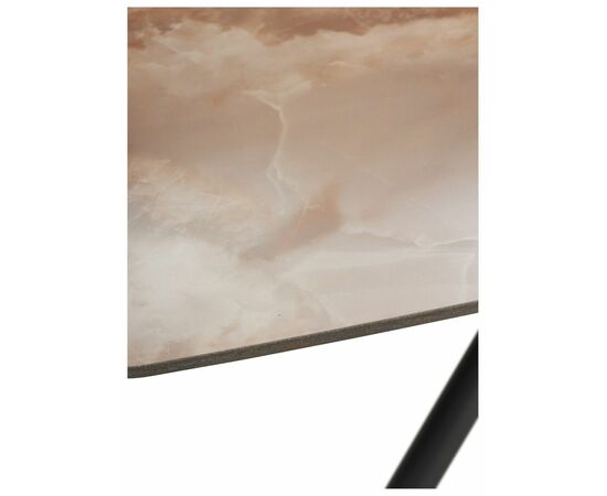 Стол RIVOLI 140 GLOSS AMBER JADE SOLID CERAMIC / BLACK, ®DISAUR, изображение 5 | Интернет магазин мебели и декора LifeDekor