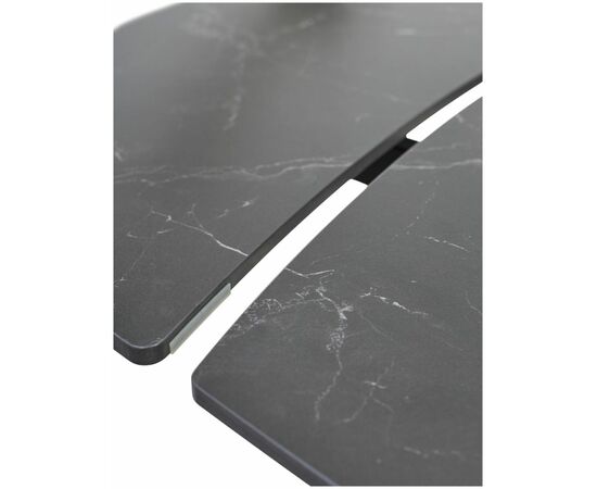 Стол BALDE 120 MATT BLACK MARBLE SOLID CERAMIC / BLACK, ®DISAUR, изображение 5 | Интернет магазин мебели и декора LifeDekor