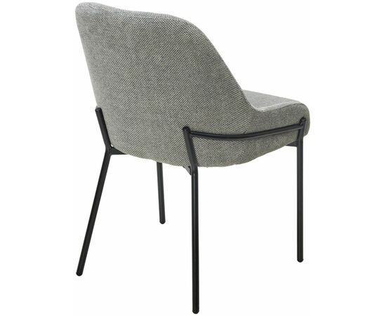 Стул GAVI Garna-018 серый, ткань / черный каркас, ®DISAUR, изображение 5 | Интернет магазин мебели и декора LifeDekor