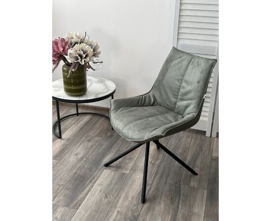 Стул ОСЛО Atmocfera 695 Зеленый / Orakul 695 Зеленый / Черный каркас M-City, изображение 5 | Интернет магазин мебели и декора LifeDekor