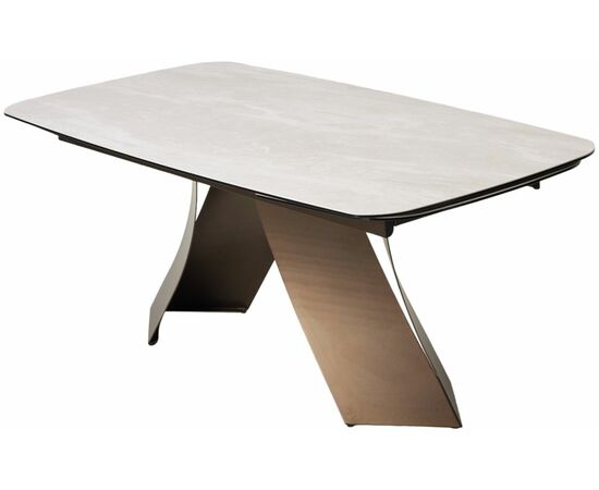 Стол YON 180 TL-109, испанская керамика / Шоколадное золото каркас, ®DISAUR, изображение 3 | Интернет магазин мебели и декора LifeDekor