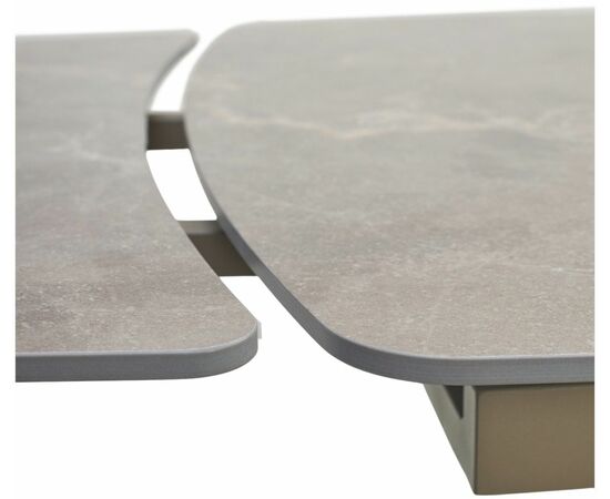 Стол ALATRI 120 MATT LATTE STONE SOLID CERAMIC / TAUPE, ®DISAUR, изображение 4 | Интернет магазин мебели и декора LifeDekor