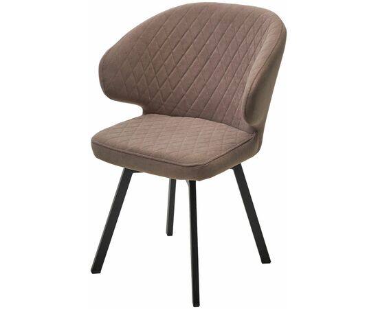 Стул ХИЛТОН 360 град., цвет B5 Капучино, велюр / черный каркас М-City | Интернет магазин мебели и декора LifeDekor