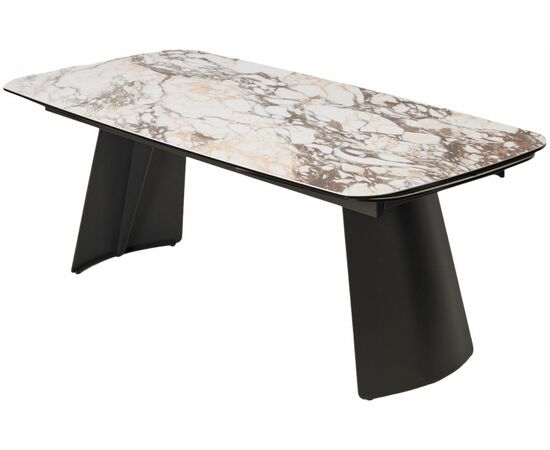 Стол ODIN 200 TL-312, испанская керамика / темно-серый каркас каркас, ®DISAUR, изображение 6 | Интернет магазин мебели и декора LifeDekor