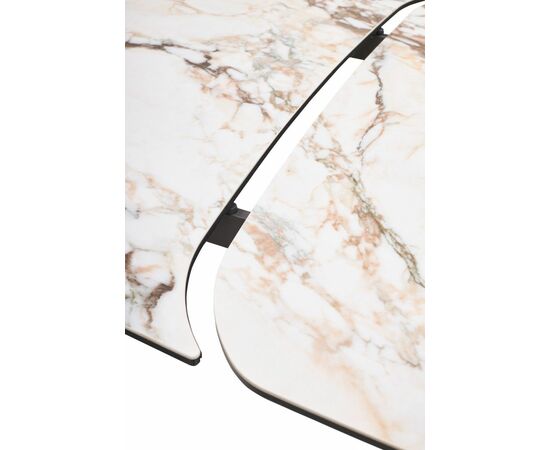 Стол ODIN 200 TL-312, испанская керамика / темно-серый каркас каркас, ®DISAUR, изображение 8 | Интернет магазин мебели и декора LifeDekor