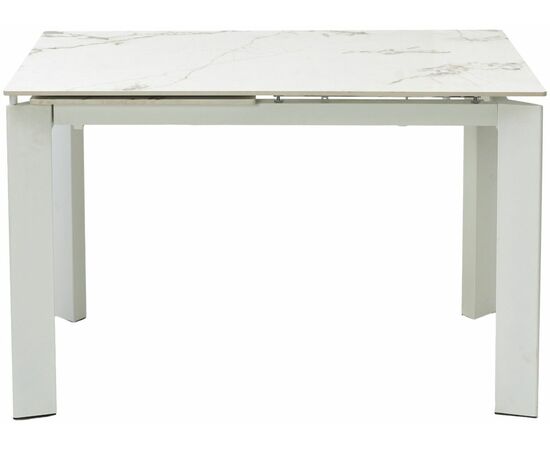 Стол CORNER 120 GLOSS GOLDEN JADE SOLID CERAMIC / WHITE, ®DISAUR, изображение 3 | Интернет магазин мебели и декора LifeDekor