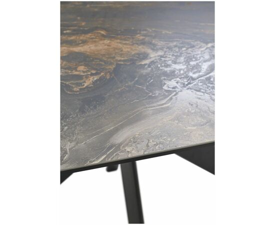 Стол BELLUNO 160 KL-176, итальянская керамика/ черный каркас, ®DISAUR, изображение 9 | Интернет магазин мебели и декора LifeDekor