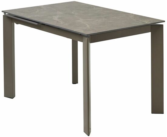 Стол CORNER 120 MATT LATTE STONE SOLID CERAMIC / TAUPE, ®DISAUR | Интернет магазин мебели и декора LifeDekor