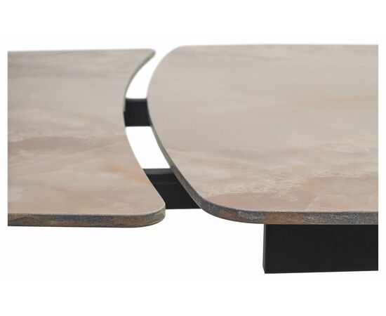 Стол RIVOLI 140 GLOSS AMBER JADE SOLID CERAMIC / BLACK, ®DISAUR, изображение 6 | Интернет магазин мебели и декора LifeDekor