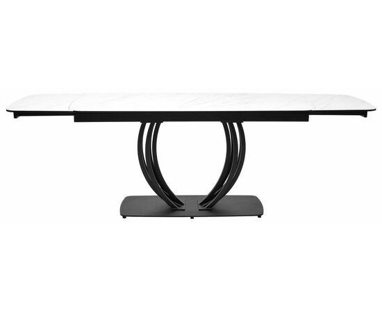 Стол MATERA 160 MARBLES KL-99 Белый мрамор матовый, итальянская керамика/ черный каркас М-City, изображение 10 | Интернет магазин мебели и декора LifeDekor