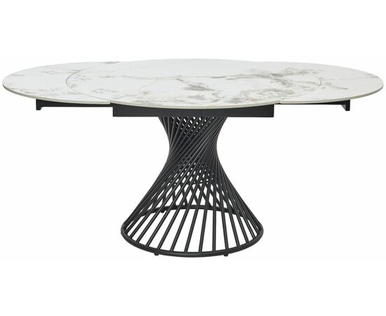 Стол BUENO 120 GLOSS GOLDEN JADE SOLID CERAMIC / BLACK, ®DISAUR, изображение 8 | Интернет магазин мебели и декора LifeDekor