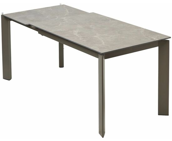 Стол CORNER 120 MATT LATTE STONE SOLID CERAMIC / TAUPE, ®DISAUR, изображение 5 | Интернет магазин мебели и декора LifeDekor