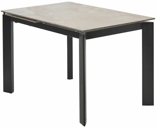 Стол CORNER 120 GLOSS AMBER JADE SOLID CERAMIC / BLACK, ®DISAUR | Интернет магазин мебели и декора LifeDekor