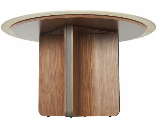 Стол CASTELA 135 Белый мрамор CA071, керамика / Орех, ®DISAUR, изображение 8 | Интернет магазин мебели и декора LifeDekor