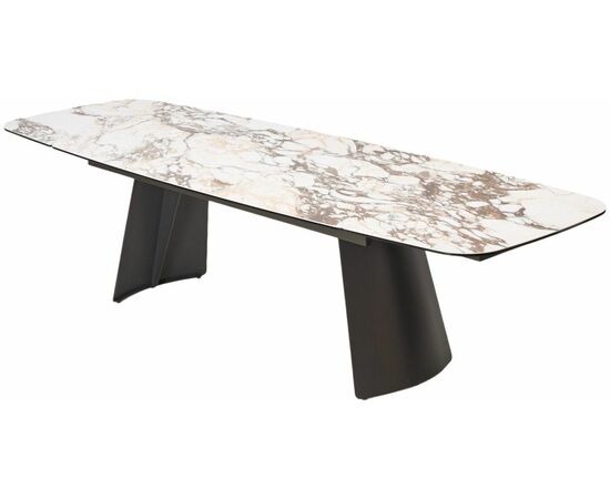 Стол ODIN 200 TL-312, испанская керамика / темно-серый каркас каркас, ®DISAUR, изображение 4 | Интернет магазин мебели и декора LifeDekor