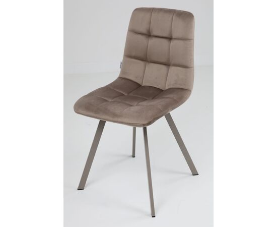 Стул CHILLI SQUARE G062-13 кварцевый, велюр/ латте каркас М-City, изображение 2 | Интернет магазин мебели и декора LifeDekor