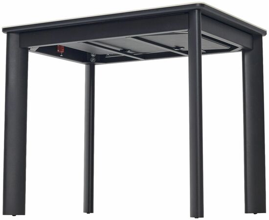 Стол ТЕТ-А-ТЕТ 90  Белый мрамор, керамика / Черный каркас М-City, изображение 5 | Интернет магазин мебели и декора LifeDekor