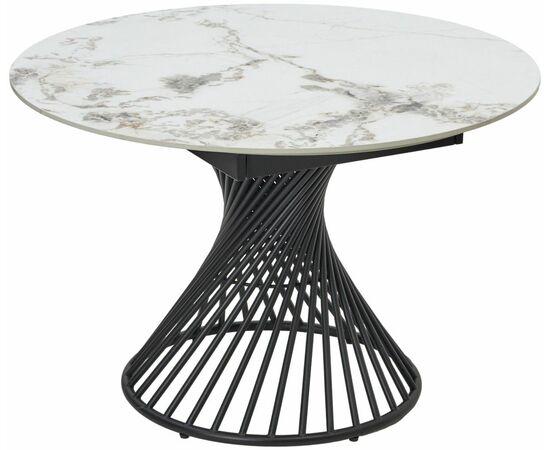 Стол BUENO 120 GLOSS GOLDEN JADE SOLID CERAMIC / BLACK, ®DISAUR, изображение 11 | Интернет магазин мебели и декора LifeDekor