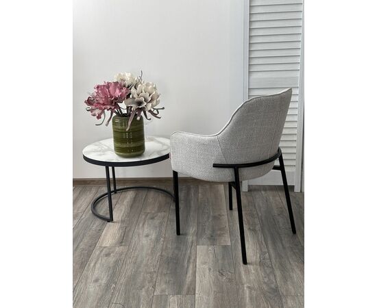 Стул WILSON Daly-11 светло-серый, ткань / черный каркас, ®DISAUR, изображение 2 | Интернет магазин мебели и декора LifeDekor